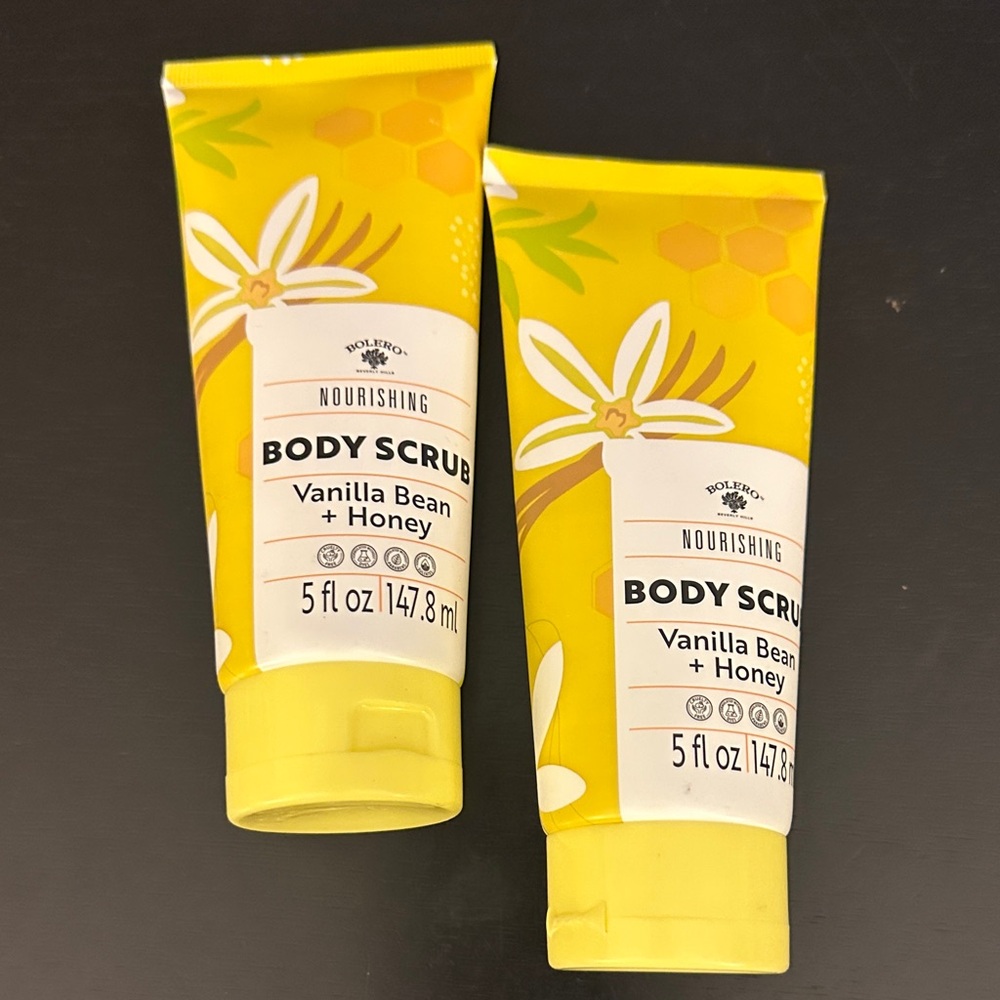 2 Bolero Nourishing Vanilla Bean + Honey Body Scrub
